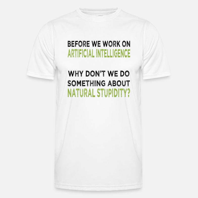 Artificial Intelligence - Men's Functional T-Shirt - white