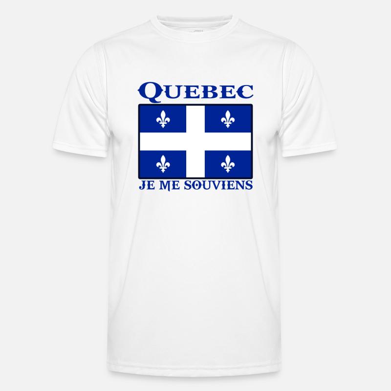 quebec Männer Funktions-T-Shirt