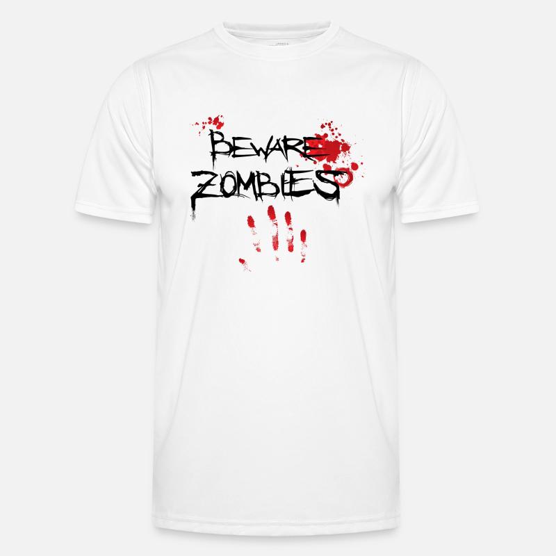 Beware Zombies Men's Functional T-Shirt