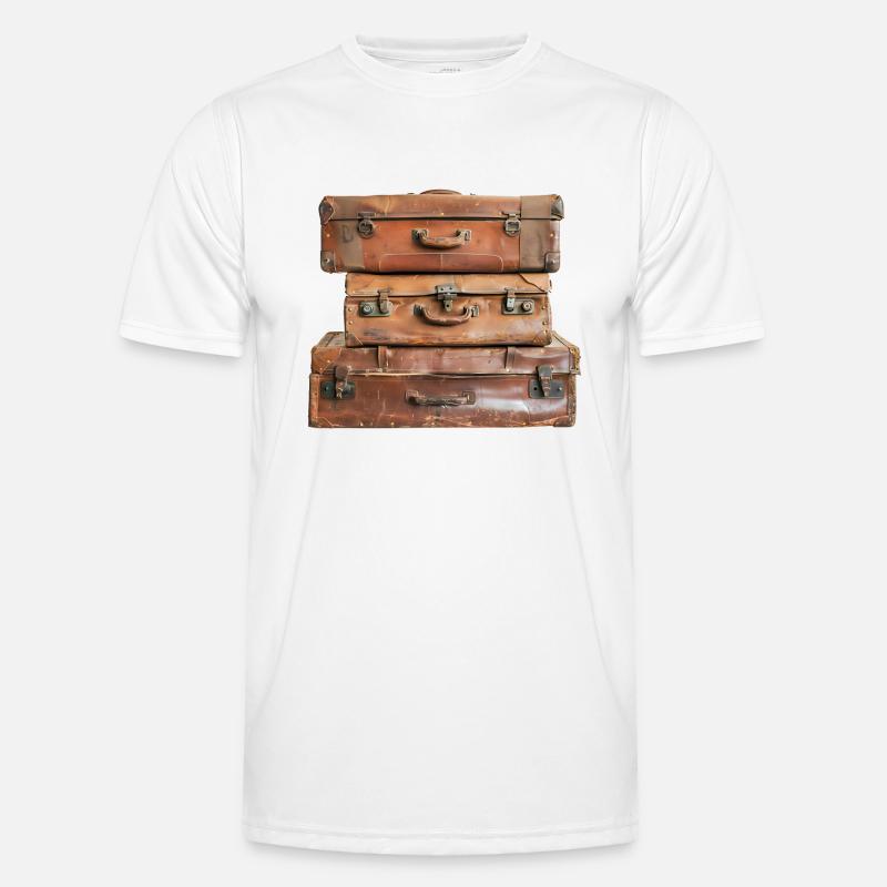 Die Koffer sind gepackt – Das Abenteuer beginnt! Männer Funktions-T-Shirt