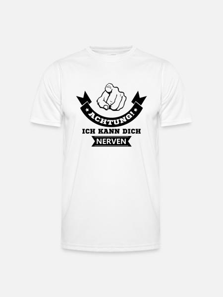 I can annoy you - Men's Functional T-Shirt - white