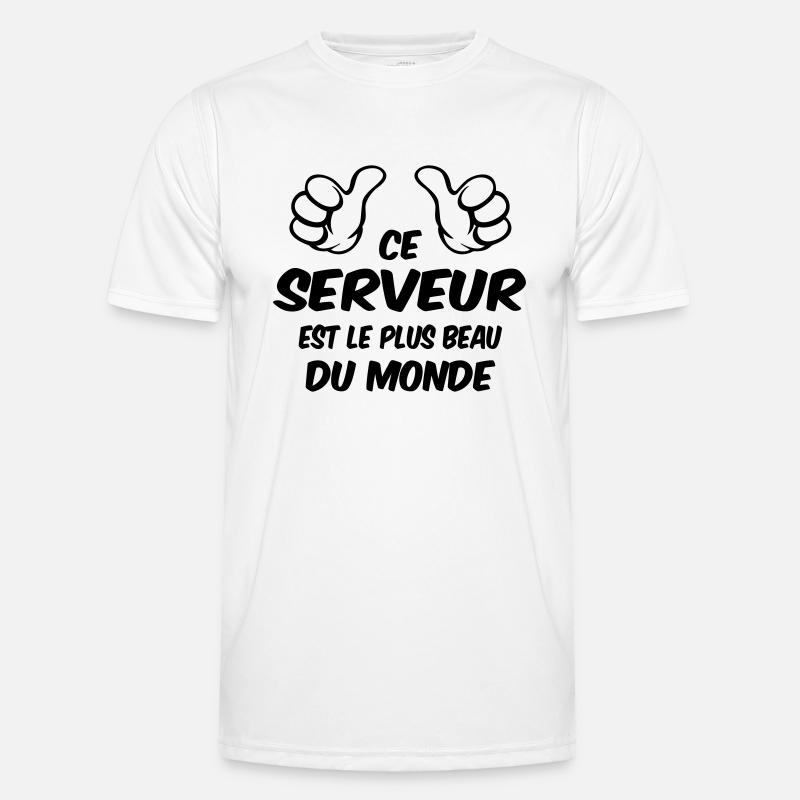 BESTER SERVER Männer Funktions-T-Shirt