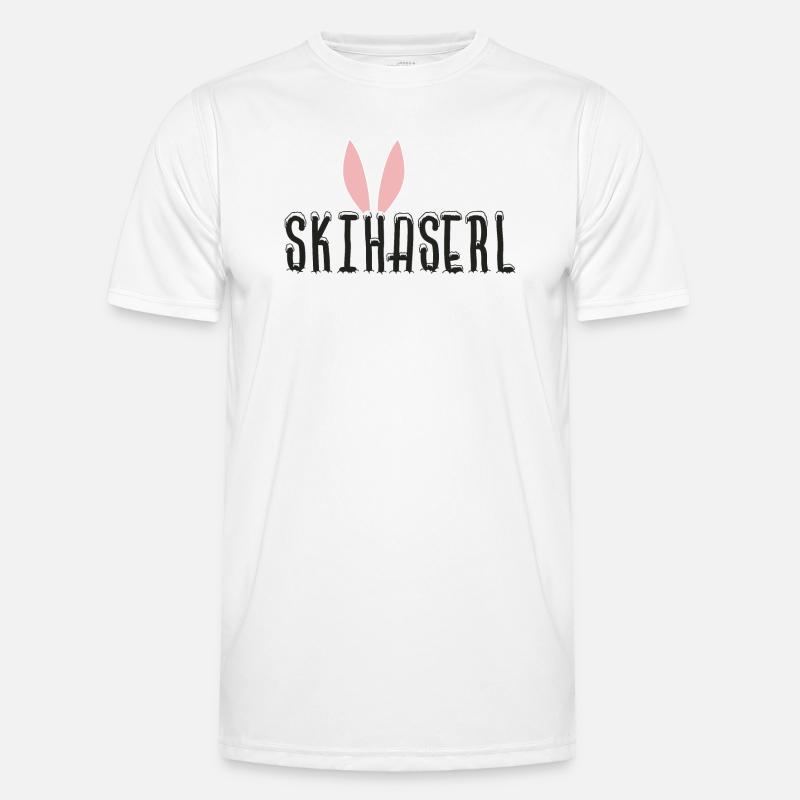Lapin de ski Lapin de ski avec oreilles T-shirt sport Homme