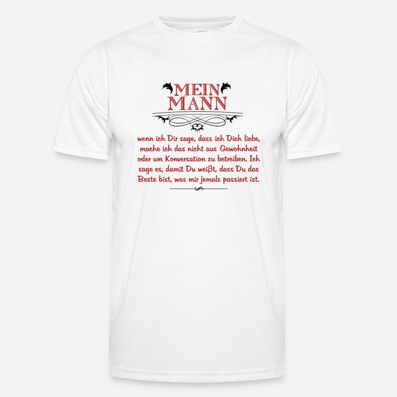 Mein Mann - Geschenk Männer Funktions-T-Shirt