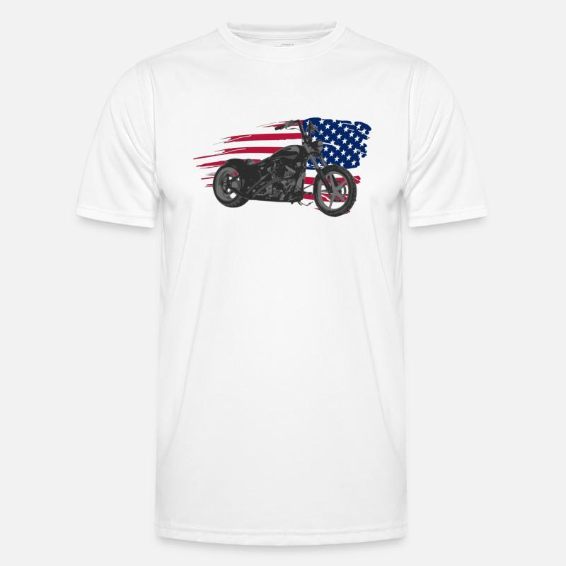 custom usa T-shirt sport Homme