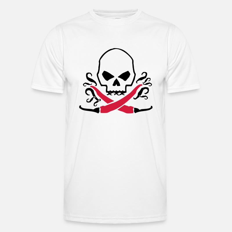 Chilli skull Männer Funktions-T-Shirt