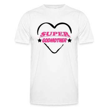 Super godmother 111 - Männer Funktions-T-Shirt - Weiß - Vorne - AI Model Male 178 dark (178cm)
