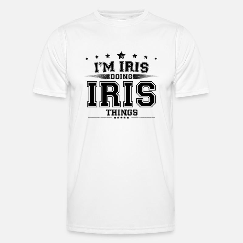 i’m Iris doing Iris things - Men's Functional T-Shirt - white