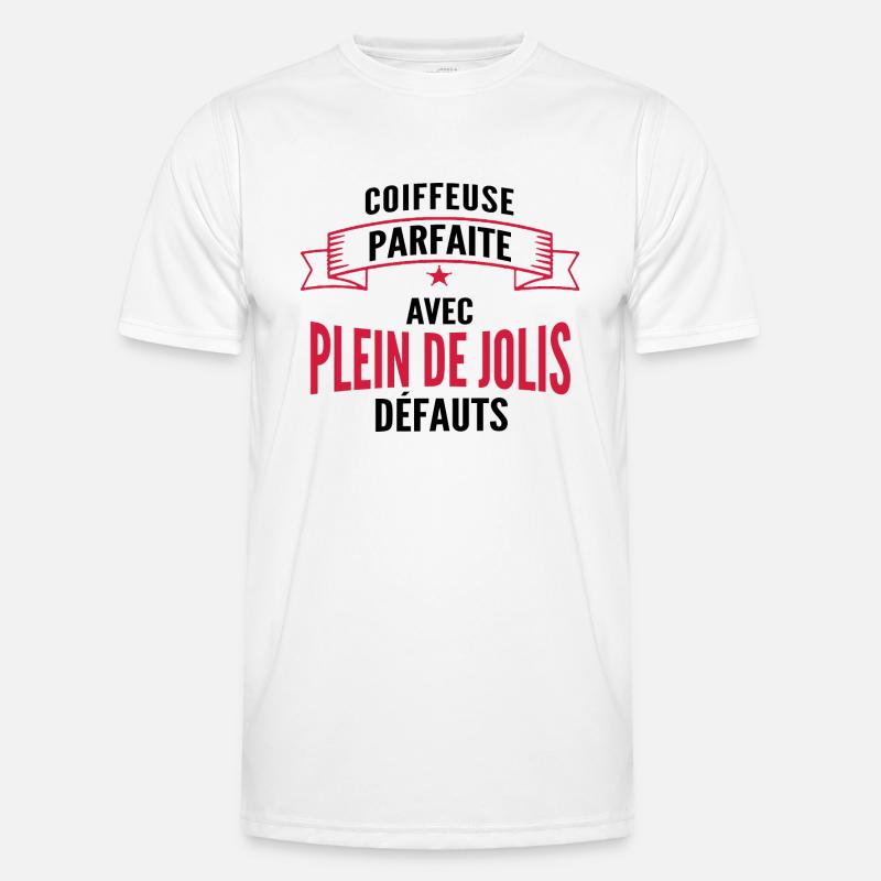 coiffeuse parfaite / humour coiffeuse T-shirt sport Homme