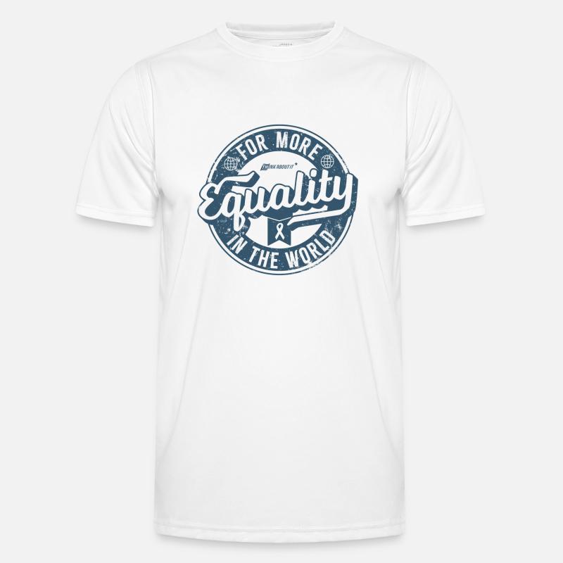 Equality as a Cool Retro Denim Label Men's Functional T-Shirt