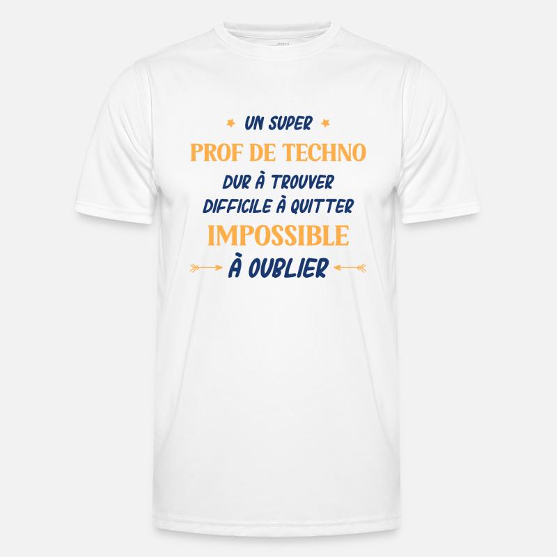 Un super prof de techno T-shirt sport Homme
