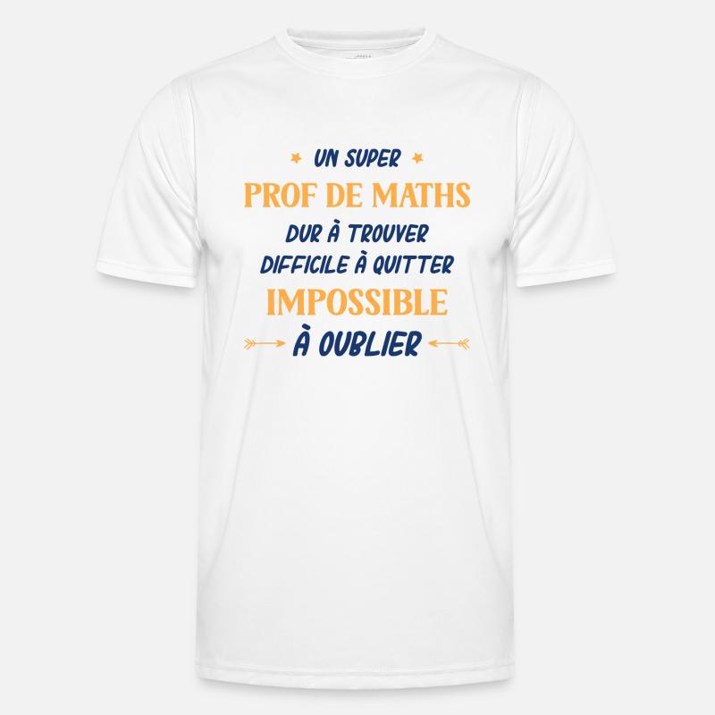 Un super prof de maths T-shirt sport Homme