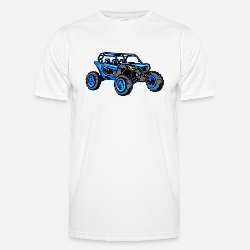 Offroad Buggy Blue Men's Functional T-Shirt
