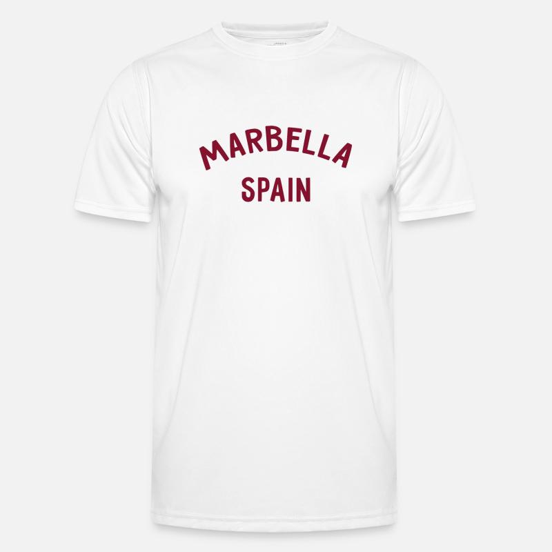 Marbella Spain Spanien Espana Männer Funktions-T-Shirt