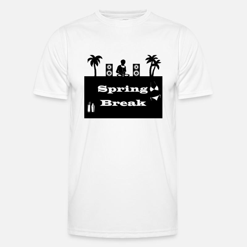 spring break noir T-shirt sport Homme