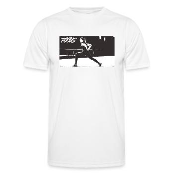 FOCUS_white - T-shirt sport Homme - blanc - Devant - AI Model Male 178 dark (178cm)