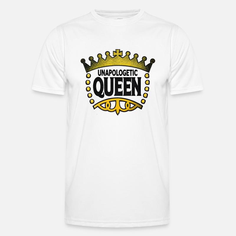 Unverfrorene Königin - Männer Funktions-T-Shirt - Weiß