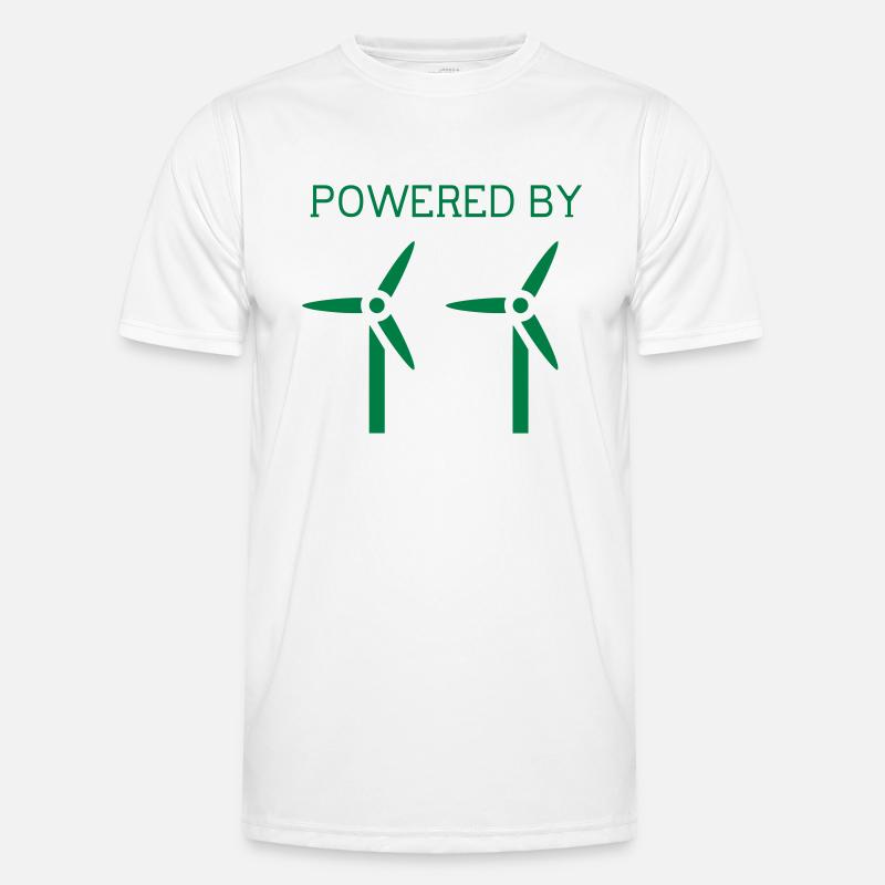 l'énergie éolienne T-shirt sport Homme