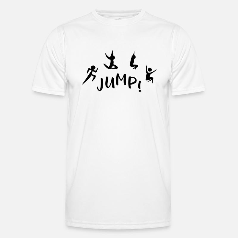long jump Men's Functional T-Shirt