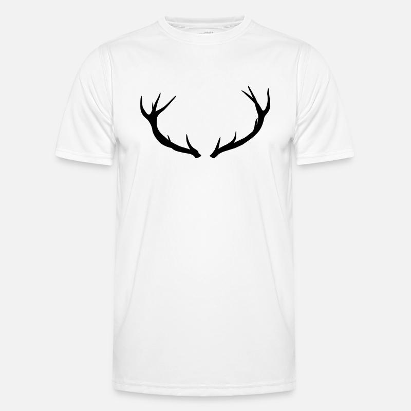 Majestic Antlers - Men's Functional T-Shirt - white