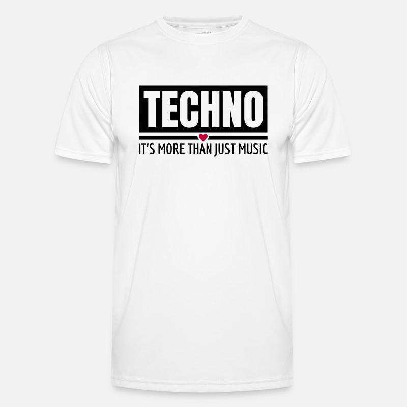 Techno c’est plus que de la musique Tenue techno T-shirt sport Homme