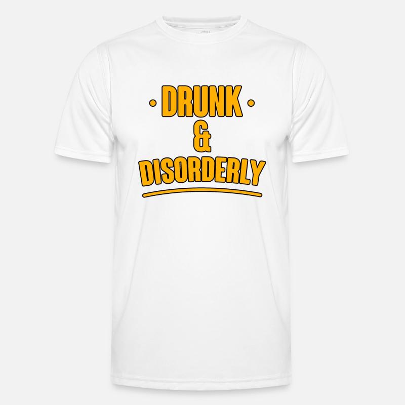 Drunk And Disorderly 2 - Men's Functional T-Shirt - white
