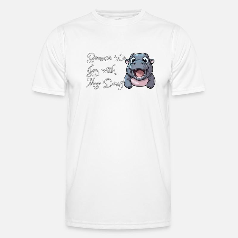 Moo Deng Männer Funktions-T-Shirt