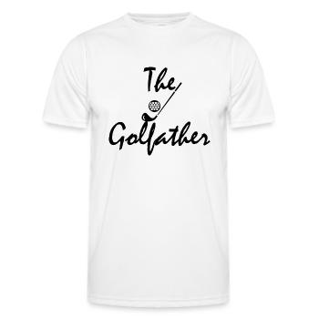 sport de golf - T-shirt sport Homme - blanc - Devant - AI Model Male 178 dark (178cm)