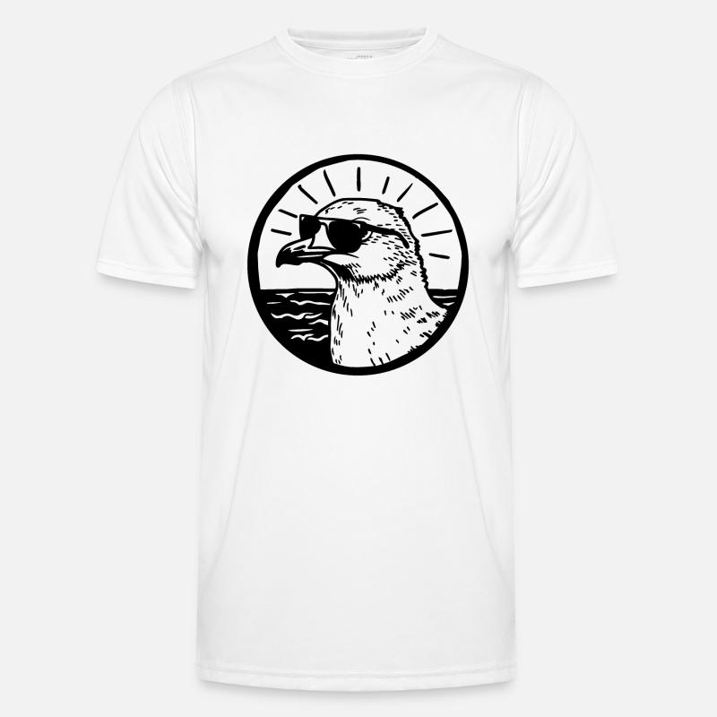 Möwe Männer Funktions-T-Shirt