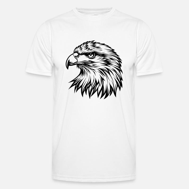 Eagle Eagle Head - Men's Functional T-Shirt - white