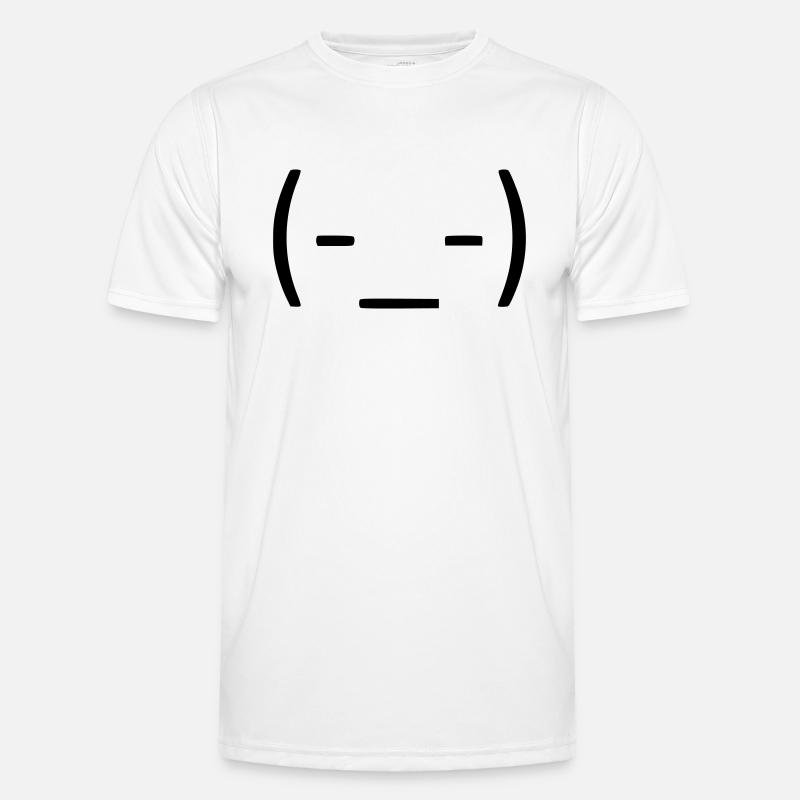 Einfach mal Ruhe bewahren! 😑 - Männer Funktions-T-Shirt - Weiß