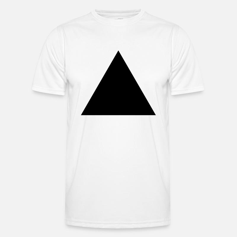 Minimalistic triangle Männer Funktions-T-Shirt