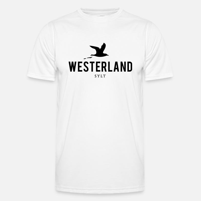 Möwe Westerland Sylt Männer Funktions-T-Shirt