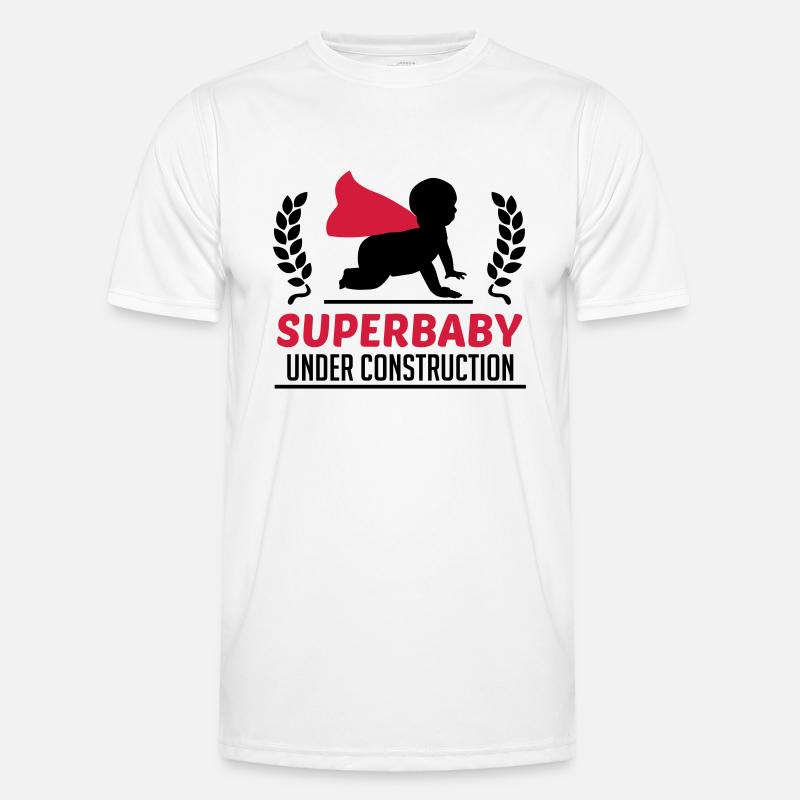 Superbaby under construction T-shirt sport Homme