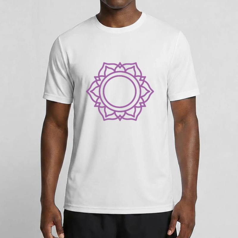 FRIEDEN-HARMONIE | 7. Sahasrara Chakra oder Krone Männer Funktions-T-Shirt