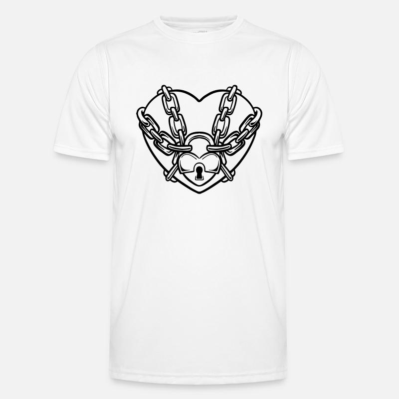 Heart Castle Emotional Cold Blockade Goth Gothic Emo Men's Functional T-Shirt