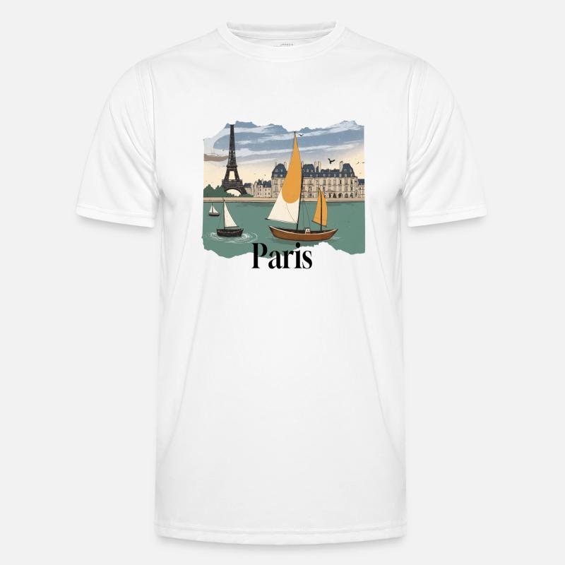Paris Männer Funktions-T-Shirt