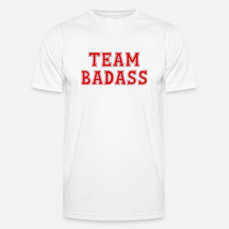 TEAM BADASS Männer Funktions-T-Shirt