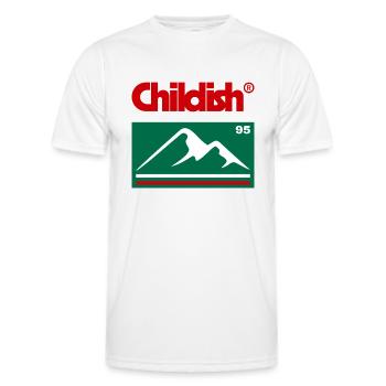 TGFBRO CHILDISH ADVENTURE - Men's Functional T-Shirt - white - Front - AI Model Male 178 dark (178cm)