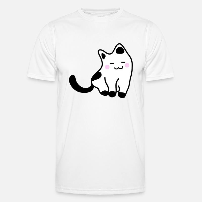 White kitten - Men's Functional T-Shirt - white