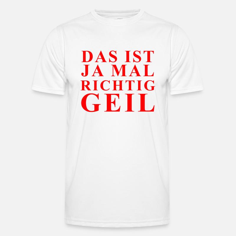 C’est une déclaration rouge vraiment cool T-shirt sport Homme