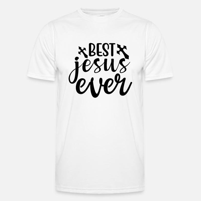 Jesus Männer Funktions-T-Shirt