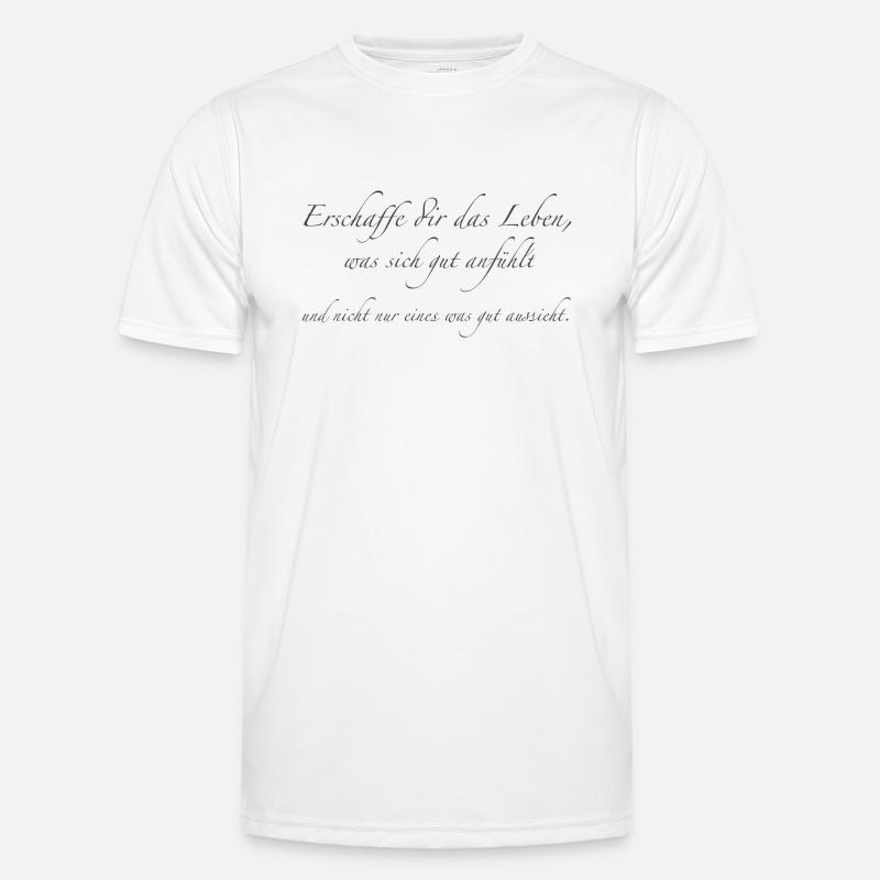 erschaffe dir das Leben Männer Funktions-T-Shirt
