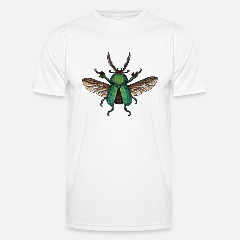 Big Green Beetle - coléoptère vert géant T-shirt sport Homme