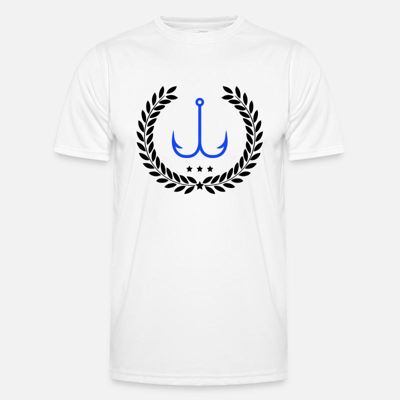 fishhook - Men's Functional T-Shirt - white
