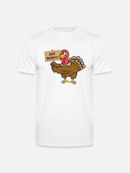 Thanksgiving turkey turkey - Men's Functional T-Shirt - white