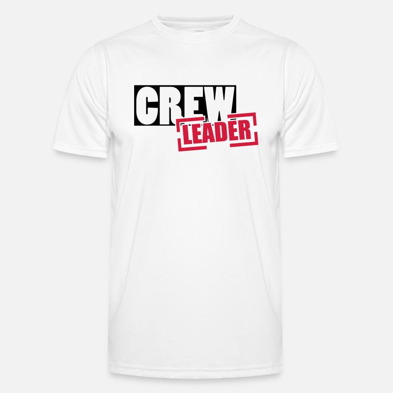 crew - Männer Funktions-T-Shirt - Weiß
