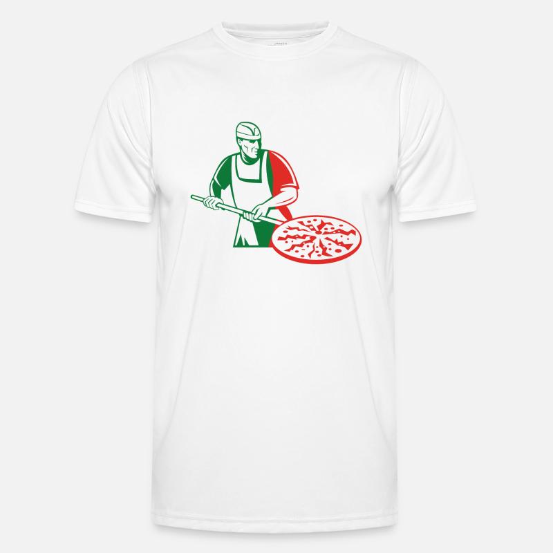 Pizzabäcker Männer Funktions-T-Shirt