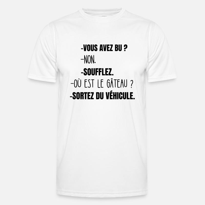 sortez du véhicule T-shirt sport Homme