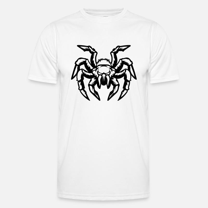 araignée T-shirt sport Homme